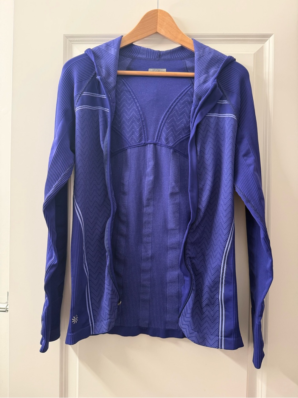 Athleta Deep purple Hooded Zip-Up Performance Jacket